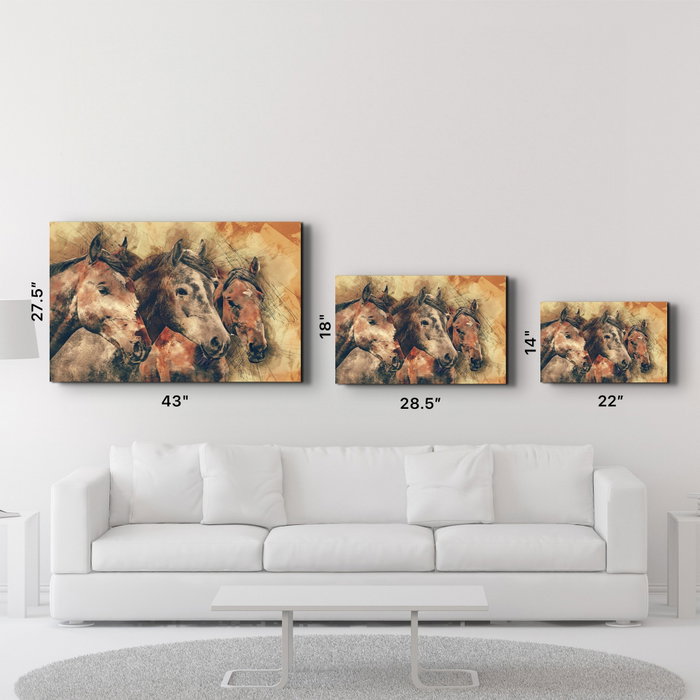 Wallity Pintura Decorativa de Vidrio Templado 46 x 72 cm